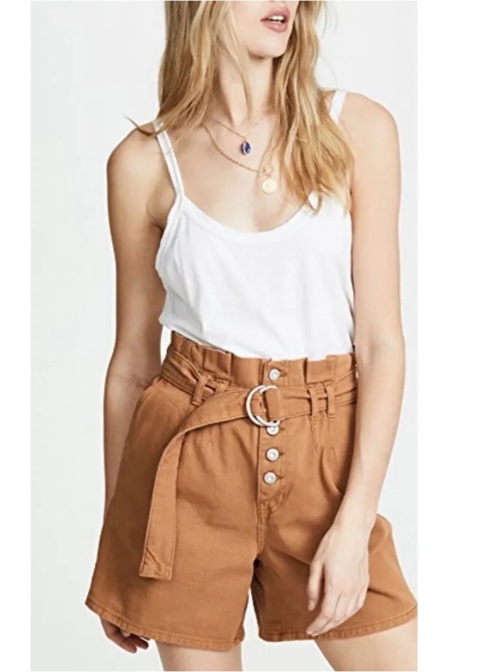 Free People Cindy Utility Short Brown
